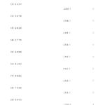 小２算数　４けたの数１