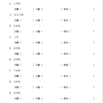 小５算数　割合の表し方５