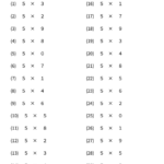 小２算数　九九（５のだん）