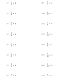 小６算数　分数１