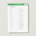 英検４級　単語２